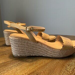 Kate Spade Espadrille Eyelet Sandals Size 8M